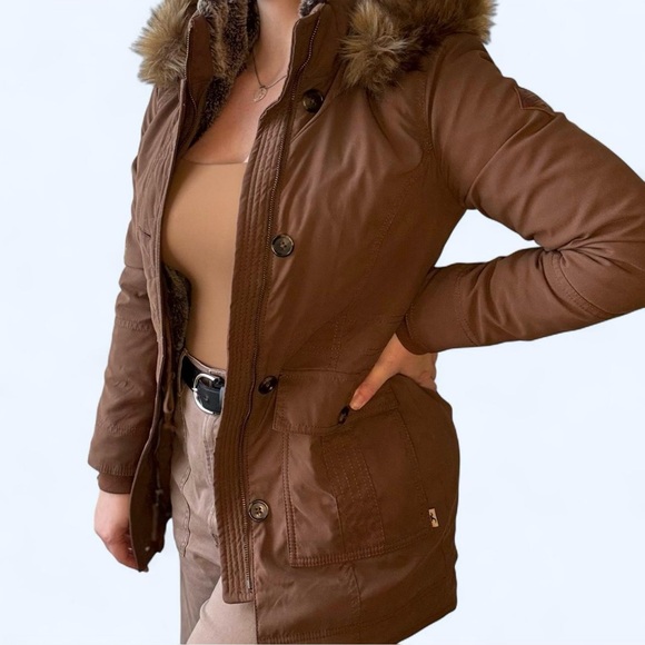 Brown Vintage Hollister Heritage Collection Parka Coat - Picture 1 of 7